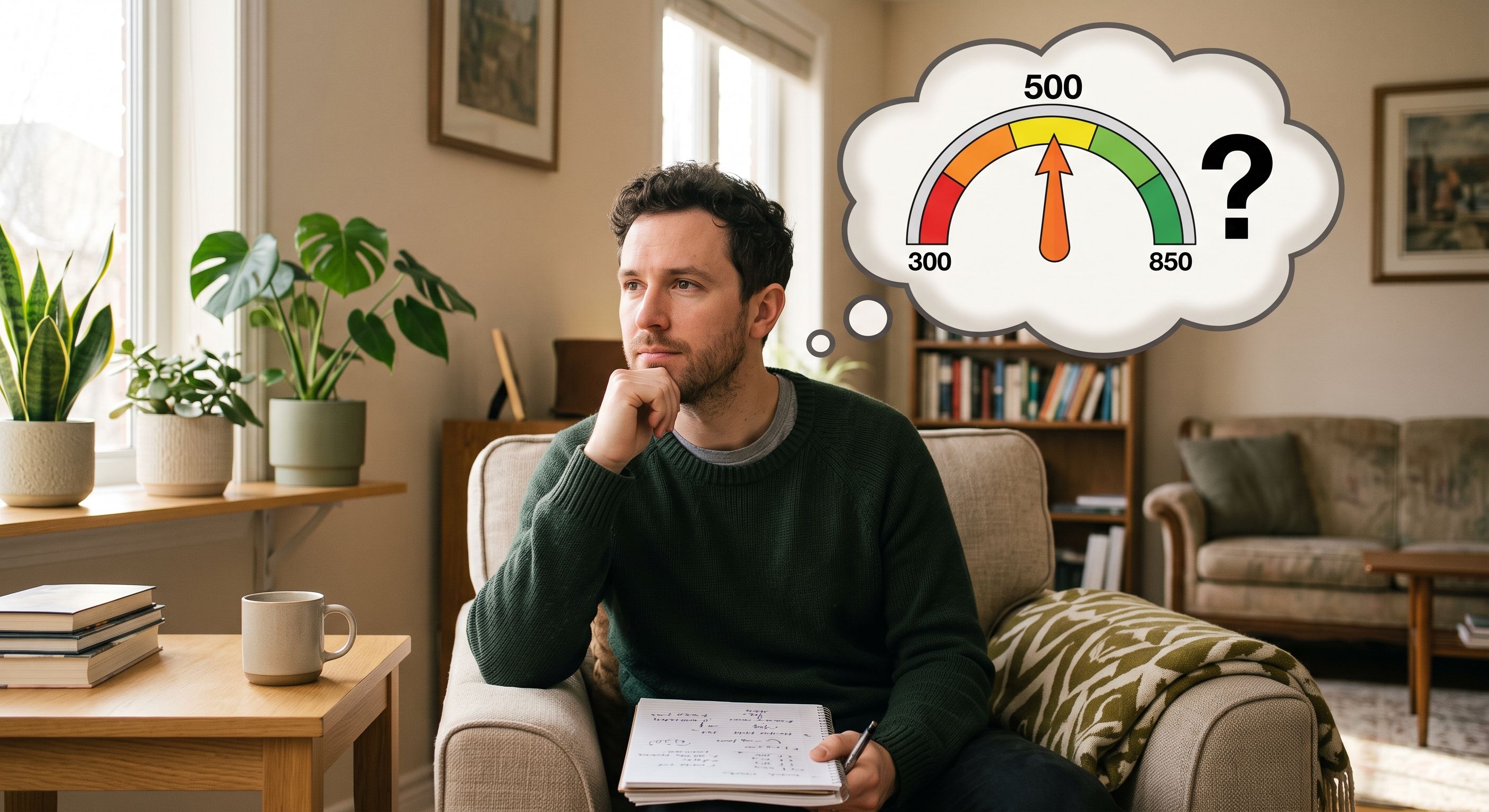 A person in their thirties wondering if they can get into homeownership with a 500 credit score